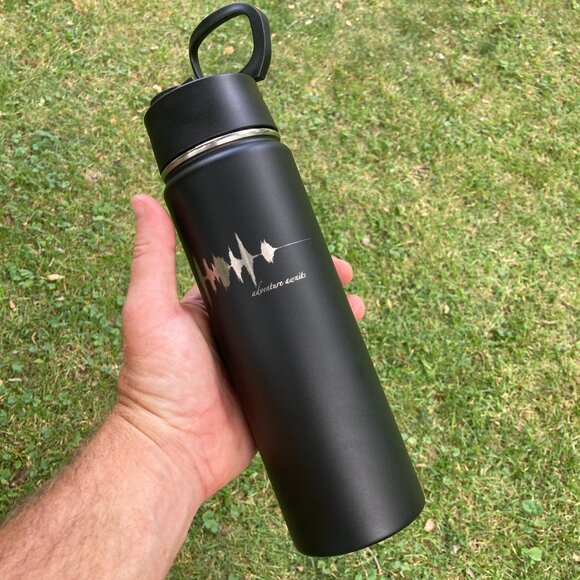 Adventure Awaits Soundwave 22oz Water Bottle - Picture 9 of 12